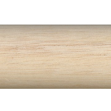 Smooth Wood Rod: 2 1/4 Diameter (by the foot)