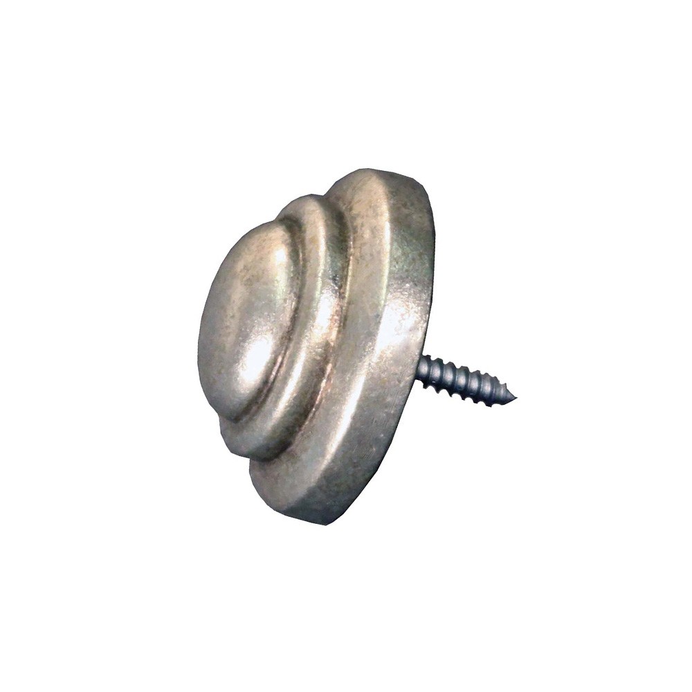 End Cap Curtain Rod Finial for 2" Wooden Drapery RodsEach