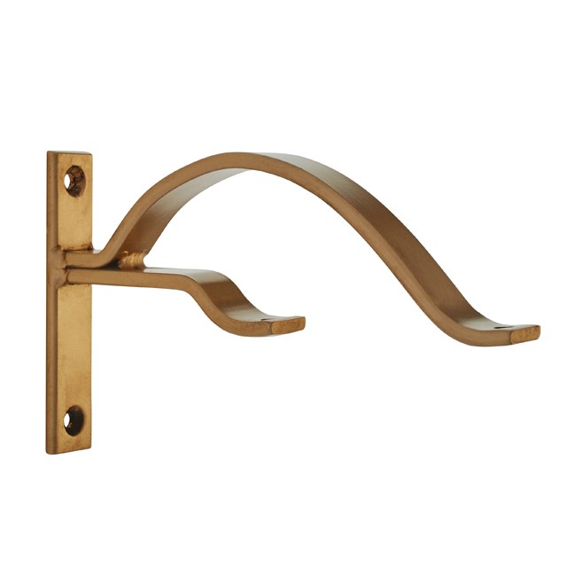 Steel Double Bypass Bracket for 1 3/8" Curtain RodEach
