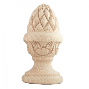 Ysabena Finial for 1 3/8" Wooden Curtain Rod~Each