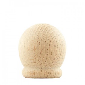 Willamette Finial for 1 3/4" Wooden Curtain Rod~Each