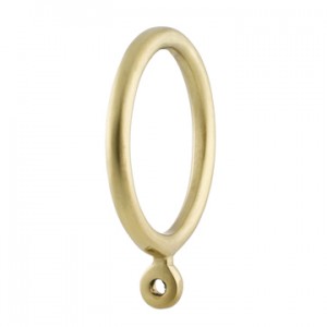 Solid Brass Curtain Ring for 1 3/8" Curtain Rod~Each