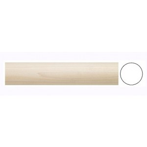 Smooth Wood Curtain Rod~3" Diameter