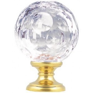 Blown Lead Crystal Finial