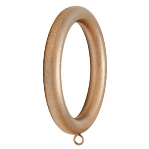 Paris Texas Wood Curtain Ring for 2 1/4" Drapery Rods~Each