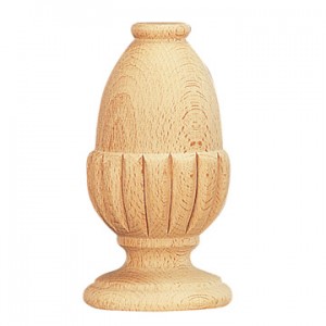 Saragossa Finial for 2 3/4" Wood Curtain Rods~Each