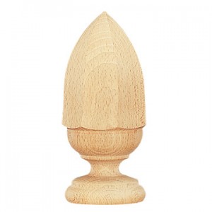 San Sebastian Finial for 2 3/4" Wood Curtain Rods~Each