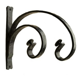 Double Forged Iron Bracket for 3/4" Curtain Rods~Each