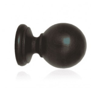 Smooth Ball Finial for 2" Wood Drapery Rod~Each