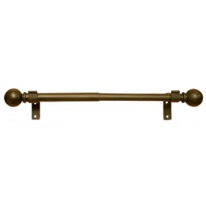 45"- 82" Adjustable Expandable Curtain Rod Set: 1" and 7/8" Diameter