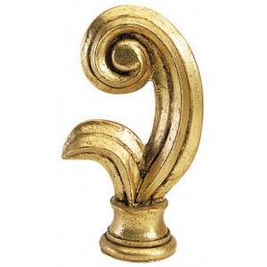 Finesse French Curved Finial ~ Each