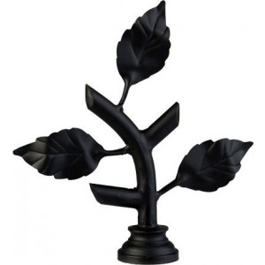 Branch Finial for 1" Curtain Rods~Each