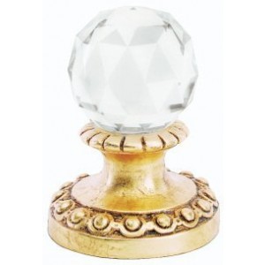 Finesse Small Faceted Crystal Finial