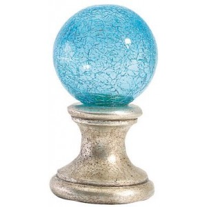 Finials Drapery Hardware Collection Finesse Hand Blown Glass