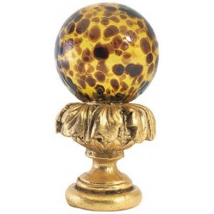 Tortoise Shell Ball Finial