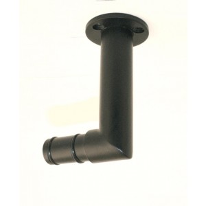 Iron Elbow Return Bracket for 1 1/2" Curtain Rod~3" Return