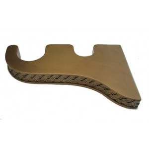 Siobhan Double Bracket for 2" & 1 3/8" Wood Pole