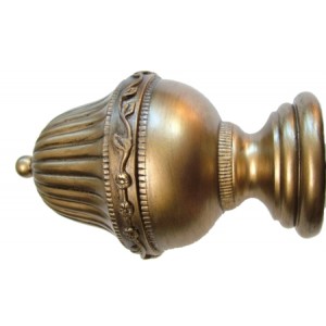 Louisa Finial for 2" Curtain Rod~Each