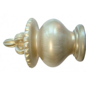 Piazza Finial for 2" Curtain Rod~Each