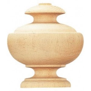 Newcastle Finial for 2 1/4" Wood Curtain Rods~Each
