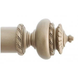Adelaide Curtain Rod Finial for 2 1/4" Wood Drapery Rods~Pair