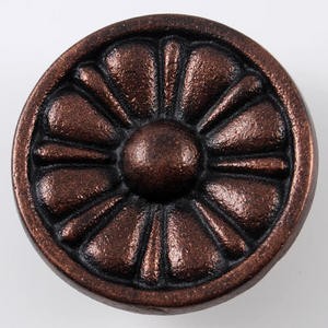 Floral Metal Rosette~2 1/2" Diameter~Each