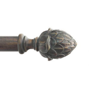 Amboise Curtain Rod Finial for 1 3/8" Drapery Rods~Pair