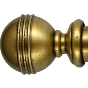 Devonshire Finial for 2" Curtain Rods~Each
