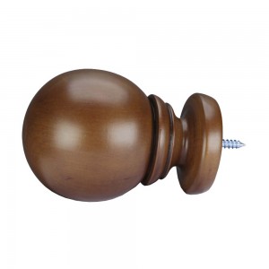 Belle of the Ball Finial Fruitwood 2"~Each