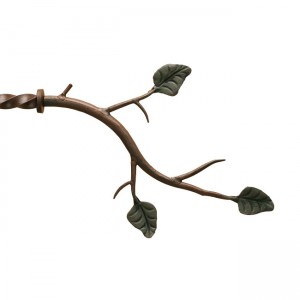 Branch with Leaf Finial for 1" Curtain Rod~Each