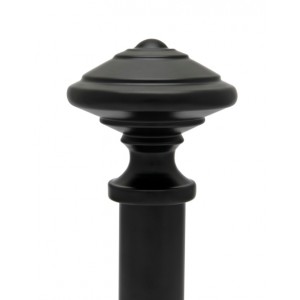 Century Finial for 1 1/2" Curtain Rod~Resin~Each