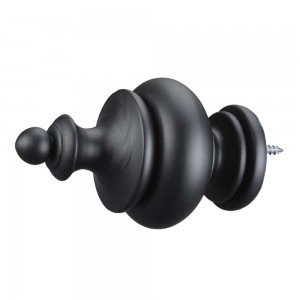 Chelsea Finial Ebony 2"~Each