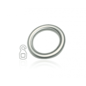 Curtain Ring with Clip for 1 3/16' Curtain Rods~Each