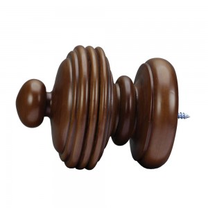 Domus Loft Finial Walnut 2"~Each