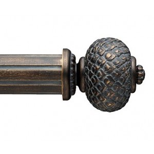 Raine Finial for 2" Curtain Rod~Each