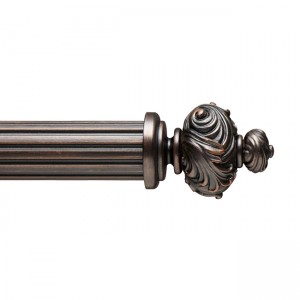 F214-14 Finial for 2 1/4" Curtain Rod~Each