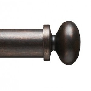 Abella Finial for 2 1/4" Curtain Rod~Each