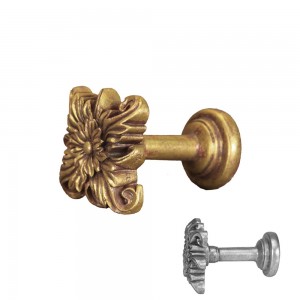 Gilded Gold Floral Tieback~Pair