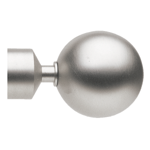 Stainless Steel Velate Finial for 1 3/16" Rod Diameter~Each