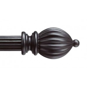 Alassio Drapery Curtain Rod Set~Numerous Rod Lengths Available~1 3/8" Diameter