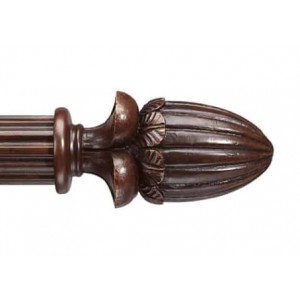 Bari Drapery Curtain Rod Set~Available in Numerous Rod Lengths~2" Diameter