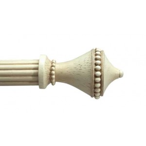 Milano Drapery Curtain Rod Set~Available in Numerous Rod Lengths~1 3/8" Diameter