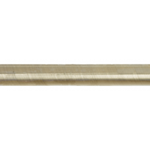 1" Iron Rod in Brushed Brass