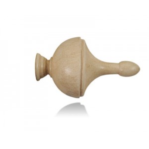 Olympia Curtain Rod Finial for 2" Drapery Rods~Each