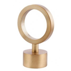 Halo Curtain Rod Finial for 1 1/2" Drapery Rods~Each