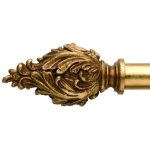 Seraphine Finial for 1" Curtain Rod~Pair