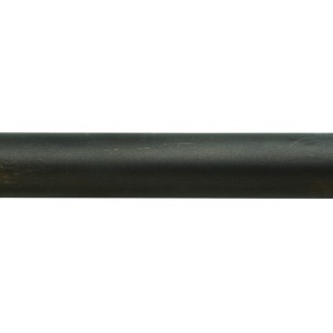2' Smooth Metal Curtain Rod~1 1/4" Rod Diameter