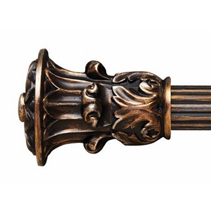 Pierre Finial for 1 3/8" Curtain Rod~Pair