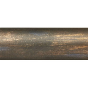 10' Smooth Wood Curtain Rod Pole~1 3/8" Rod Diameter