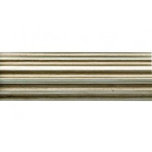 6' Fluted Wood Curtain Drapery Rod~2 1/4" Rod Diameter